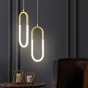 Nordic Brass Hanging Pendant Lamp