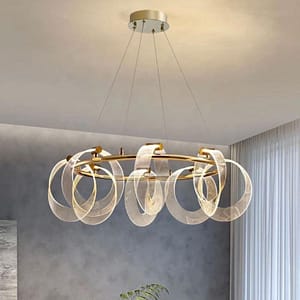 Modern pendant light acrylic chandelier