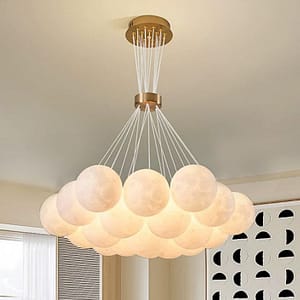 Lunar bubble led ceiling chandelier light