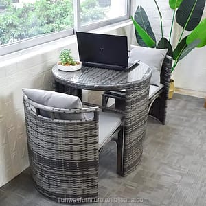 Wicker Rattan Chair Sofa Dining Set
