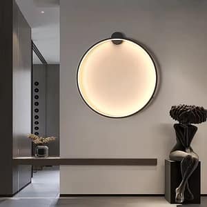 New Indoor Home Bedroom Lamp Modern Lights Lighting Round Led Wall Light