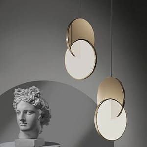 Mirror Round Hanging Lamps