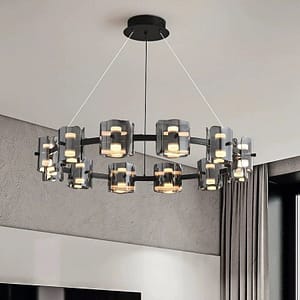 Minimalist modern chandelier