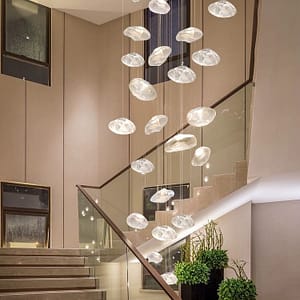 Modern crystal chandelier