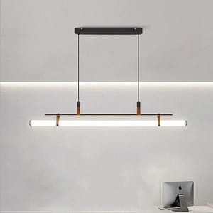 One line linear ceiling chandelier