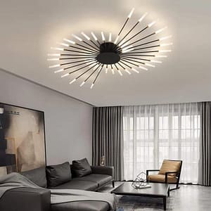 Firework Inspired Ceiling Light