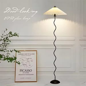 Contemporary Retro Modern Led Corner Floor Lamp