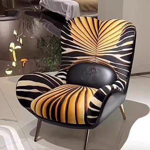 postmodern leisure fabric accent chair