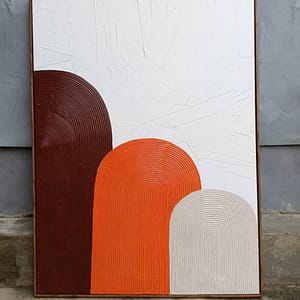 Minimalist Pattern Canvas Painting Nordic
