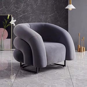 Dreamhause High Quality Comfortable Curved Sofa Chair
