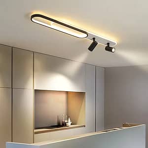 New Modern Led Ceiling Lamps Long Strip Acrylic Lights