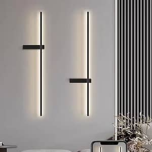 Bedroom bedside led strip linear simple wall light