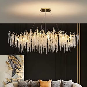 Branch crystal chandelier
