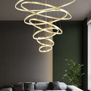 Simple Ring Design Chandelier