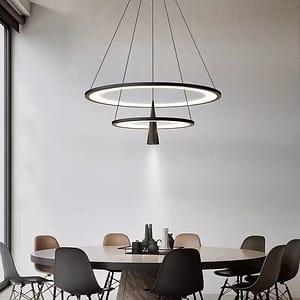Modern LED Circle Rings Ceiling Chandelier
