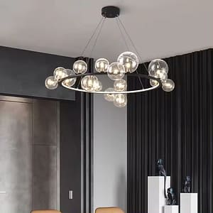 Glass Ball Bubble Light Chandelier
