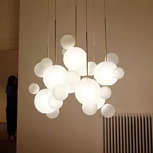 Hanging Lamp Led Gold Chandelier