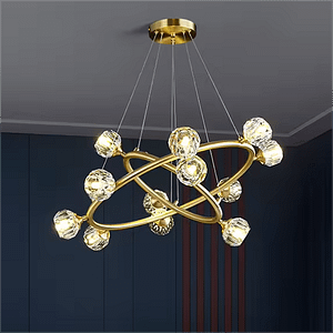 Light luxury crystal chandelier