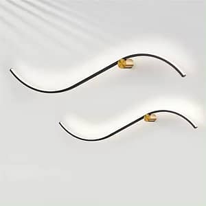 Geometric design models bedroom bedside LED wall lamp