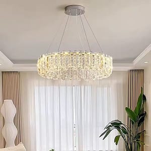 K9 Crystal lamp Circle LED chandelier