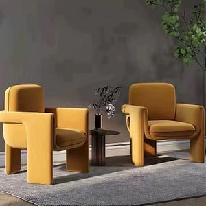 Italian light luxury people sofa chair