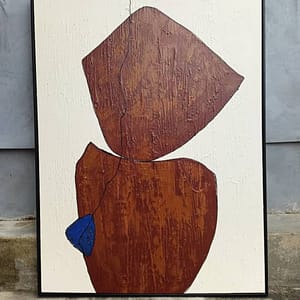 Abstract Concise Style Natural Stone Coating Painting