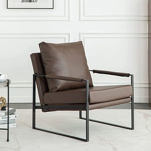 Luxury Upholstered leather Dining Chair