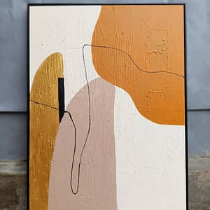 HUAMIAO New Fashion Ladies Abstract Crystal Porcelain Painting