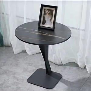 Modern luxury small apartment rock plate side table Italian brief