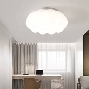 White Cloud Light White Nursery Ceiling Lamp