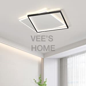 Modern Simple Zhongshan Ceiling Light Black LED Ceiling Lamps