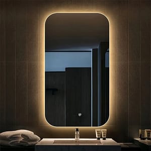 Led bathroom mirror framed wall mounted