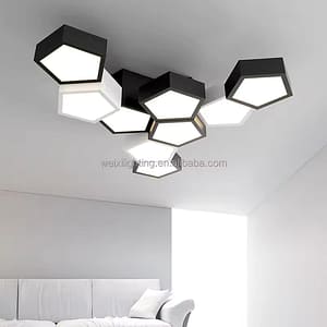 Nordic Honeycomb Design Intelligent Restaurant Ceiling Bedroom Ceiling Light