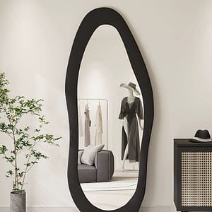 Elegant Irregular Mango Shape Ins/Tiktok Style Flannel Mirror
