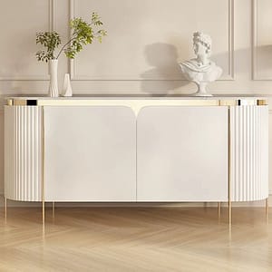 white contemporary sideboard