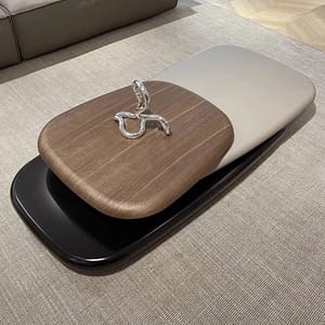 Nordic wooden coffee table