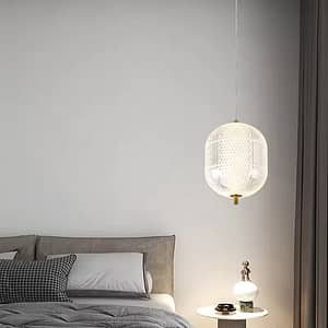 Nordic Carved Acrylic Ceiling Hanging Lamp