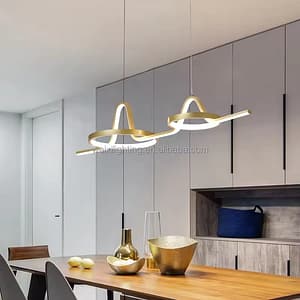 Artistic Gold Aluminium LED Chandeliers