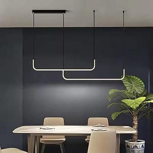 Led linear chandelier