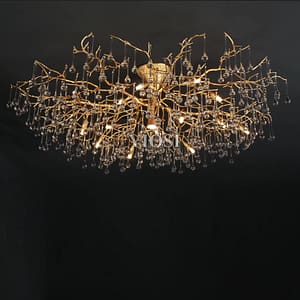 Glass Chandelier Small Water Drop Branch