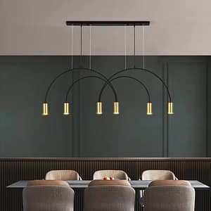 Nordic minimalist geometric bar lamps