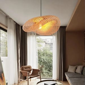 Bamboo chandelier