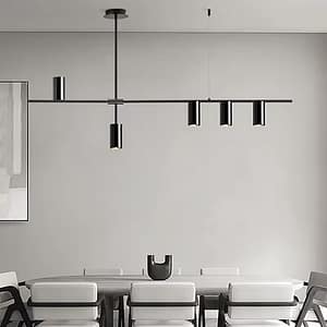 Black simple pendent lamp chandeliers