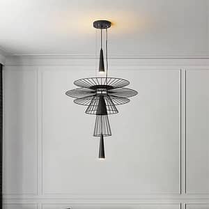 Nordic Design Wrought Iron Multi-Layer Mesh