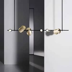 Minimalist Model Strip Chandelier