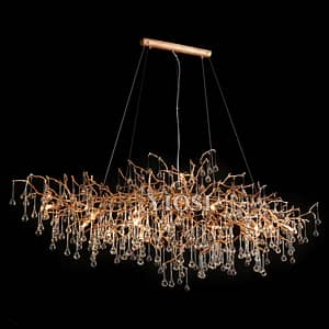 Small Water Drop Branch Chandelier