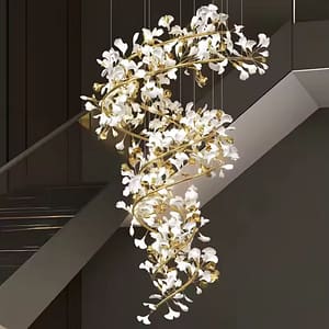 Flower pendant light
