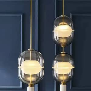 Nordic creative design glass pendant light