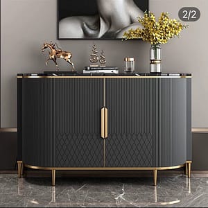 Black contemporary sideboard