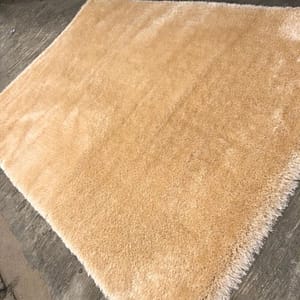 Soft Golden Plush Shag Rug